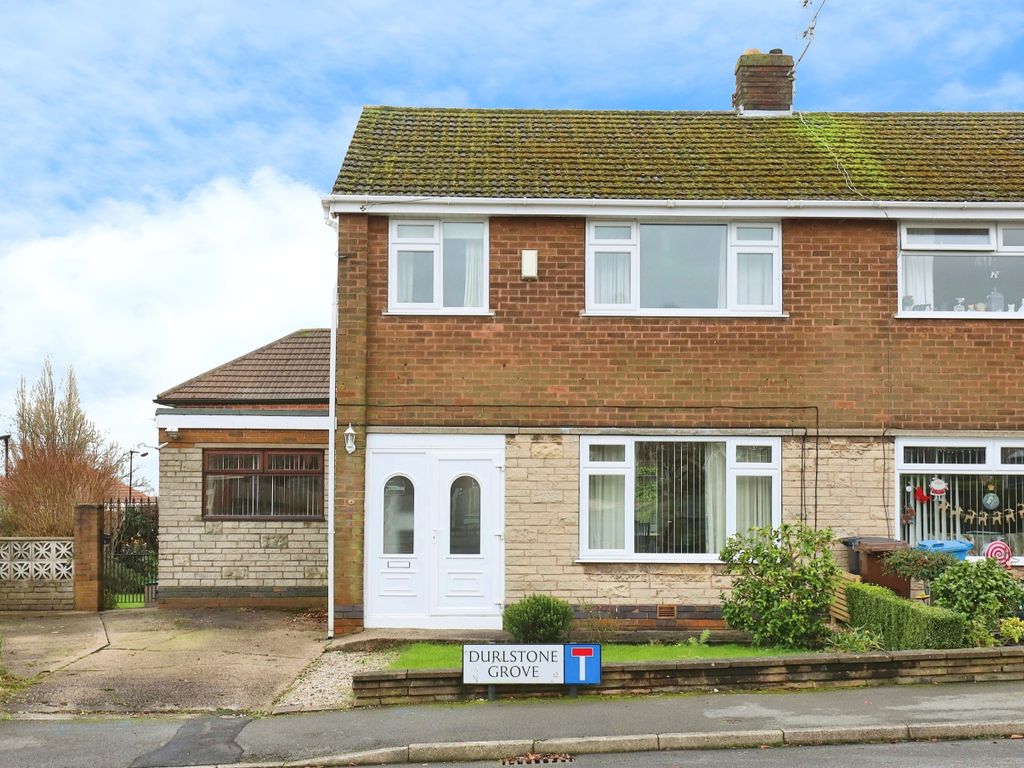 3 bed semidetached house for sale in Durlstone Grove, Sheffield S12, £