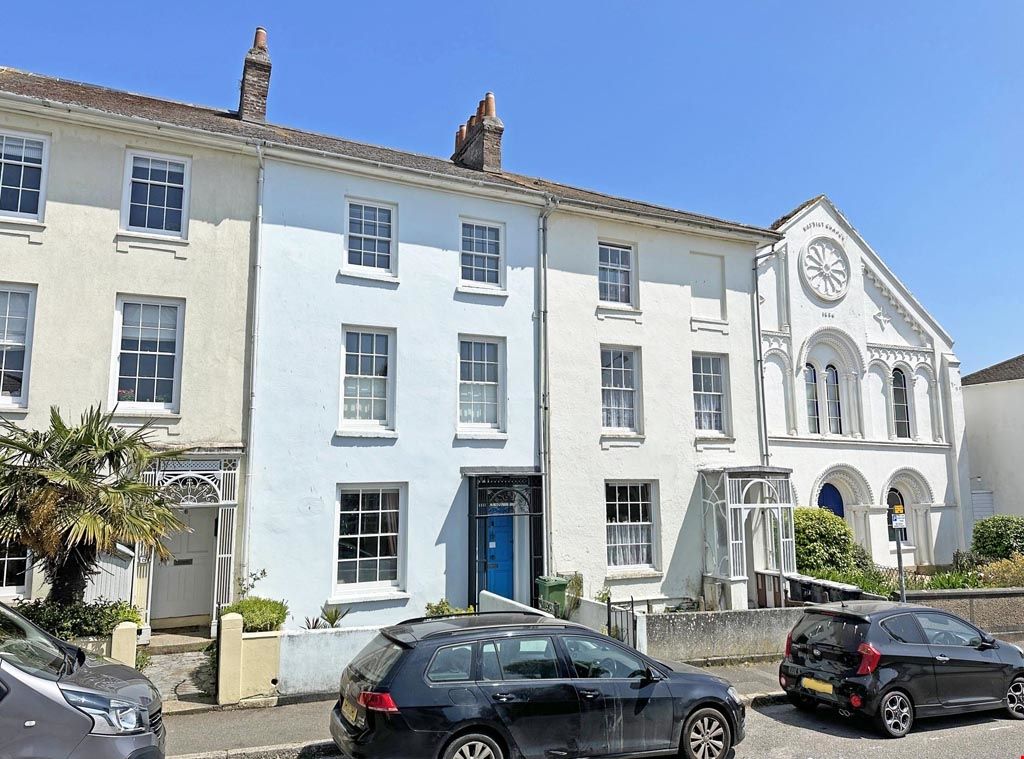 4 bed terraced house for sale in Clarence Street, Penzance TR18, £