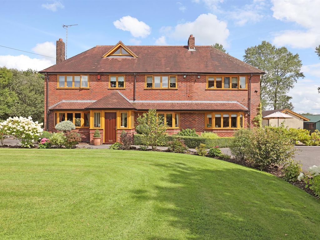 4 bed detached house for sale in Moss Lane, Hilderstone, Stone ST15, £