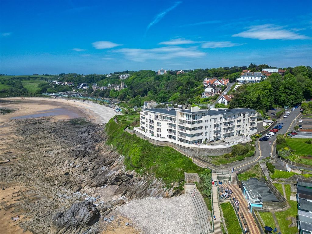 2 bed flat for sale in Rotherslade Road, Langland, Swansea SA3, £