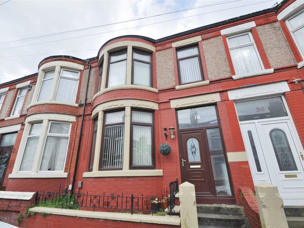3 bed terraced house for sale in Clifford Road, Wallasey CH44, £130,000