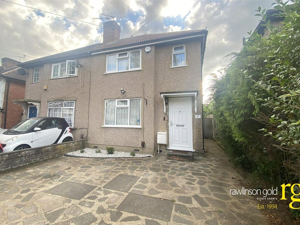 2 bed semidetached house for sale in Hampden Road, Harrow HA3, £