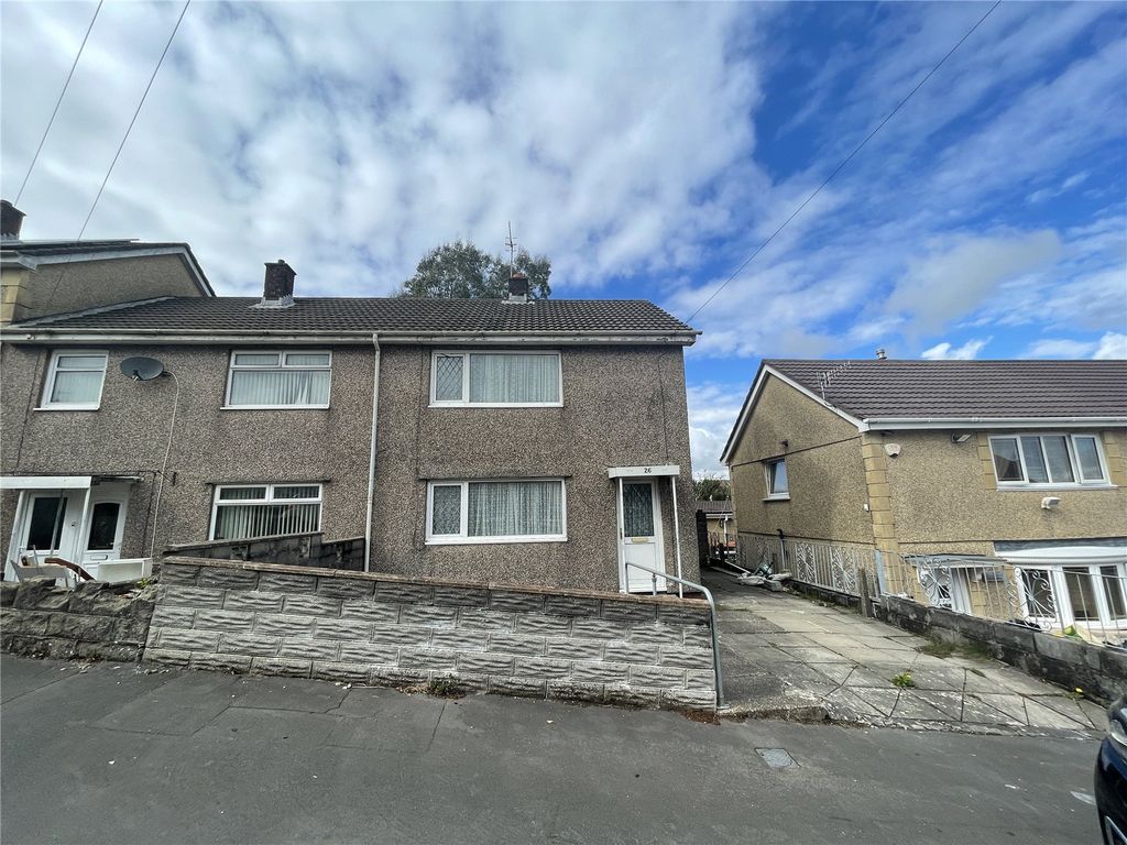 2 bed semidetached house for sale in Lon Claerwen, Morriston, Abertawe