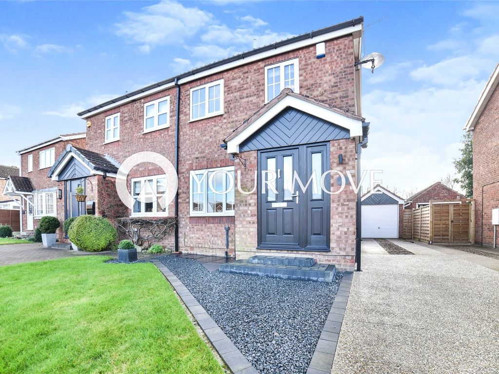 3 bed semidetached house for sale in Westminster Court, Goole, East