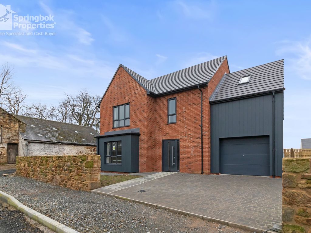 4 bed detached house for sale in Town Foot Farm, Shilbottle, Alnwick