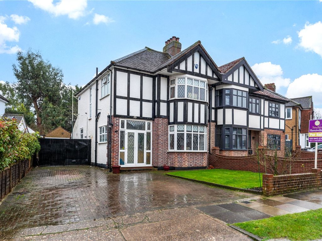 3 bed semidetached house for sale in Lakeside Drive, Bromley BR2, £