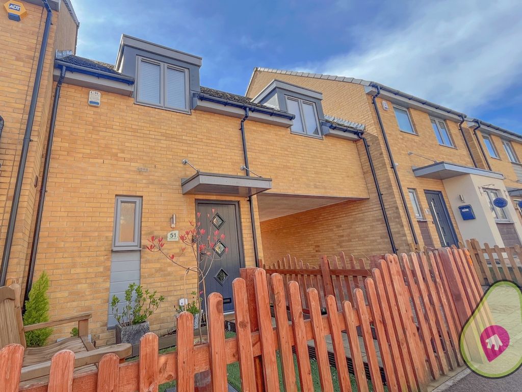 2 bed terraced house for sale in Admiral Drive, Stevenage
