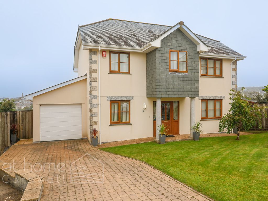 4 bed detached house for sale in Trewirgie Hill, Redruth TR15, £625,000