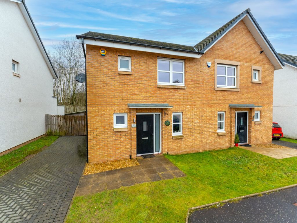 3 bed semidetached house for sale in Falcon Drive, Newton Mearns