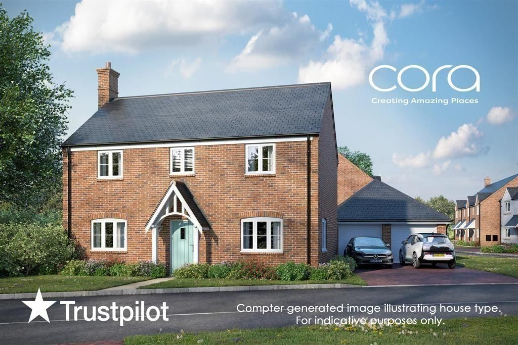 New home, 4 bed detached house for sale in Leicester Lane, Market
