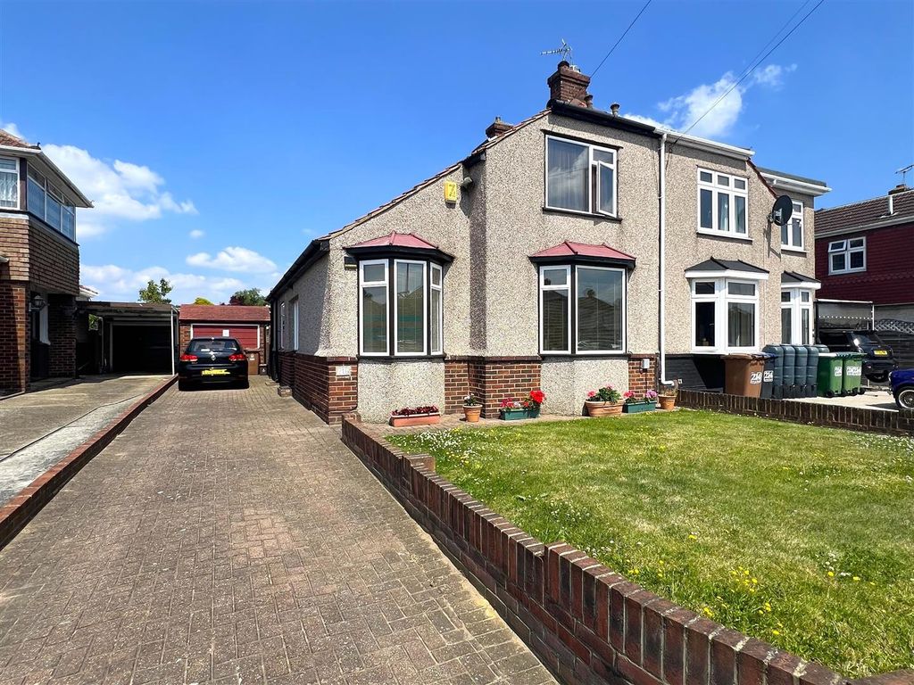 3 bed semidetached house for sale in Long Lane, Bexleyheath DA7, £