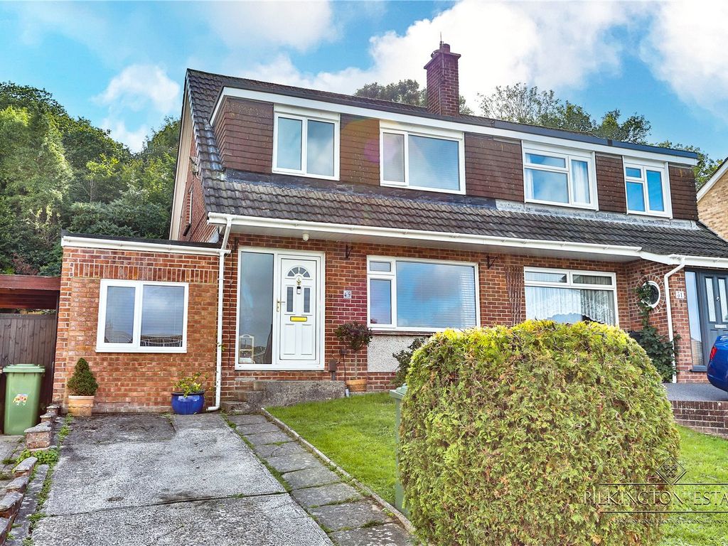 3 bed semidetached house for sale in Knapps Close, Plymouth, Devon PL9
