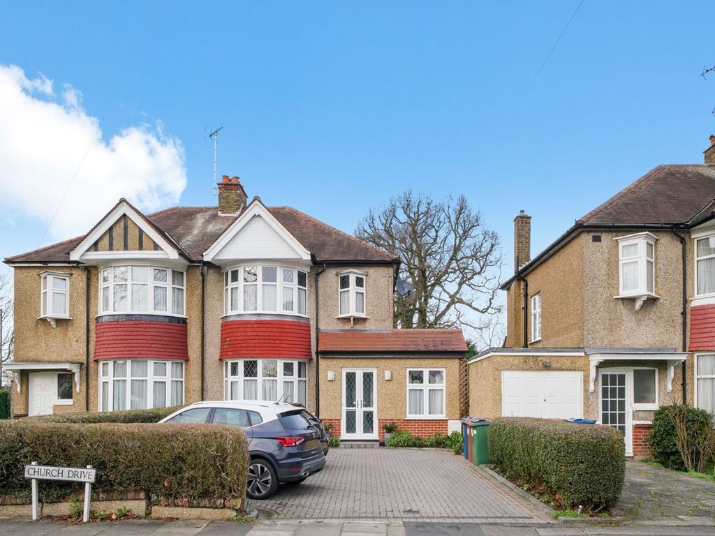 4 bed semidetached house for sale in Church Drive, Harrow HA2, £