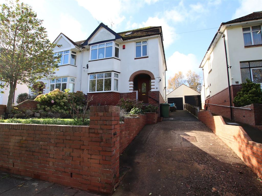 4 bed semidetached house for sale in Vaughan Road, Exeter EX1, £