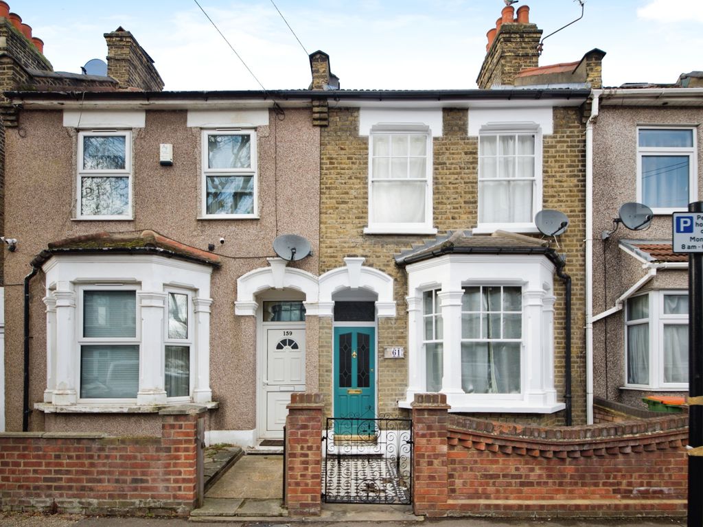 2 bed terraced house for sale in Haldane Road, East Ham, London E6, £