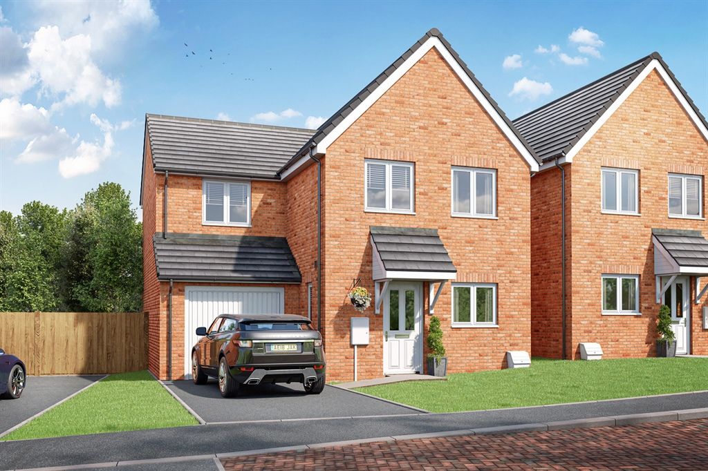 New home, 3 bed detached house for sale in "The Kingston" at Parklands