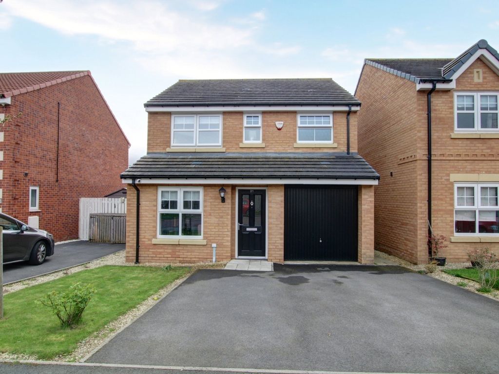 3 bed detached house for sale in Grant Close, Ushaw Moor, Durham DH7, £