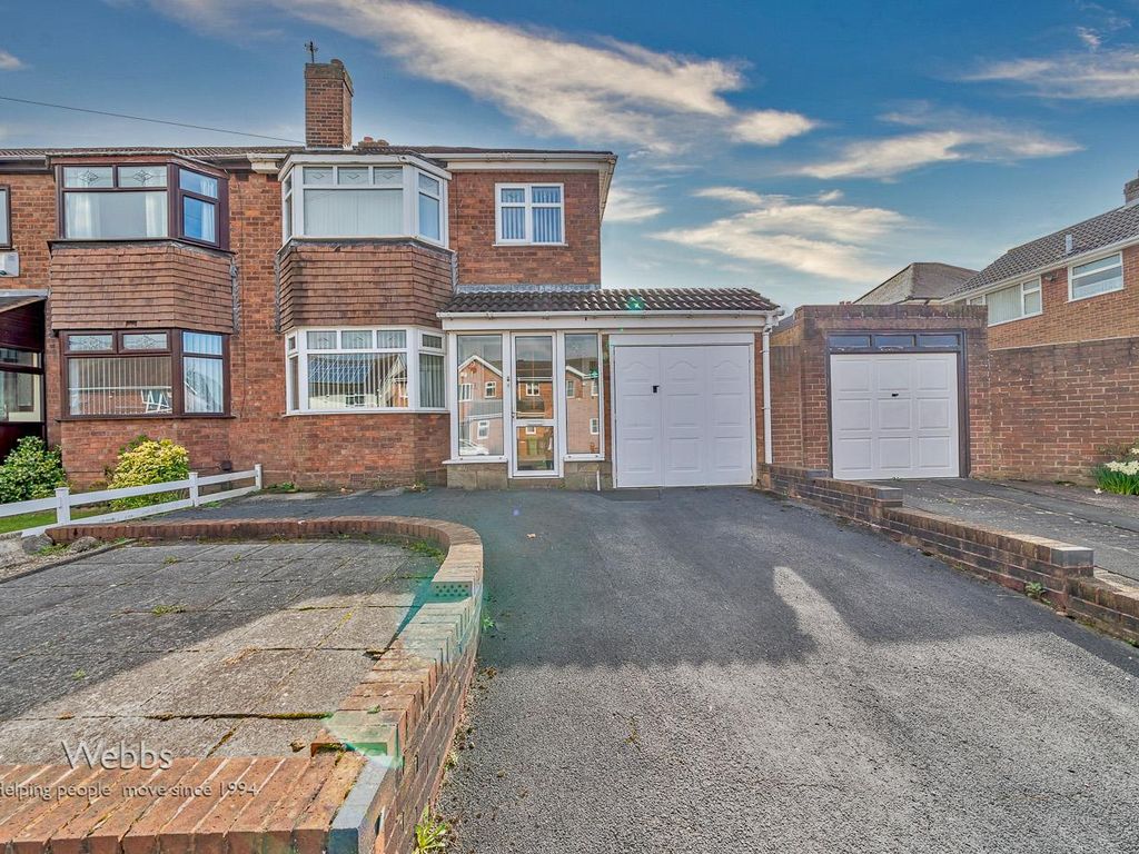 3 bed semidetached house for sale in Dean Road, Rushall, Walsall WS4