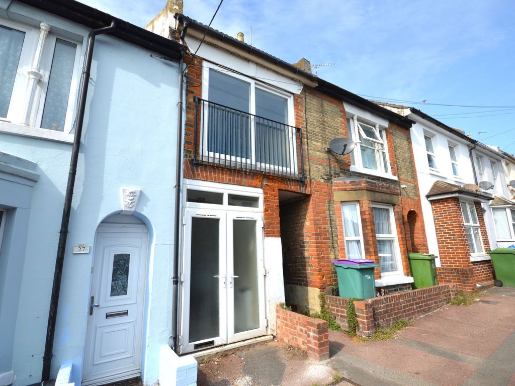 1 bed terraced house for sale in Walton Road, Folkestone CT19, £155,000