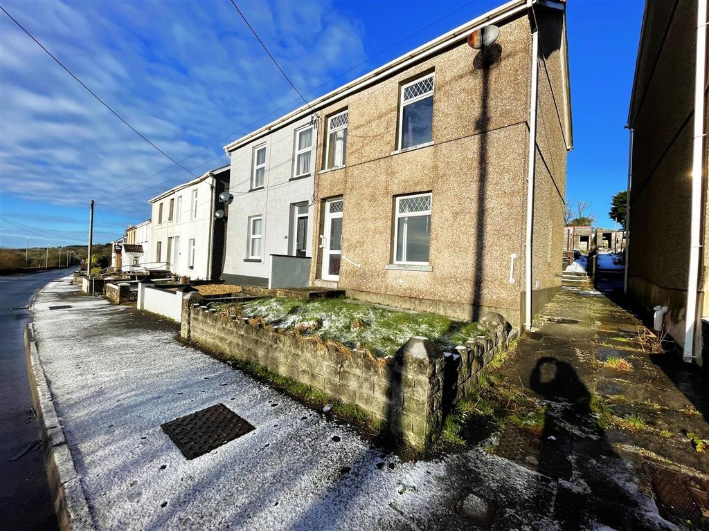 3 bed semidetached house for sale in Johns Terrace, Carmel, Llanelli