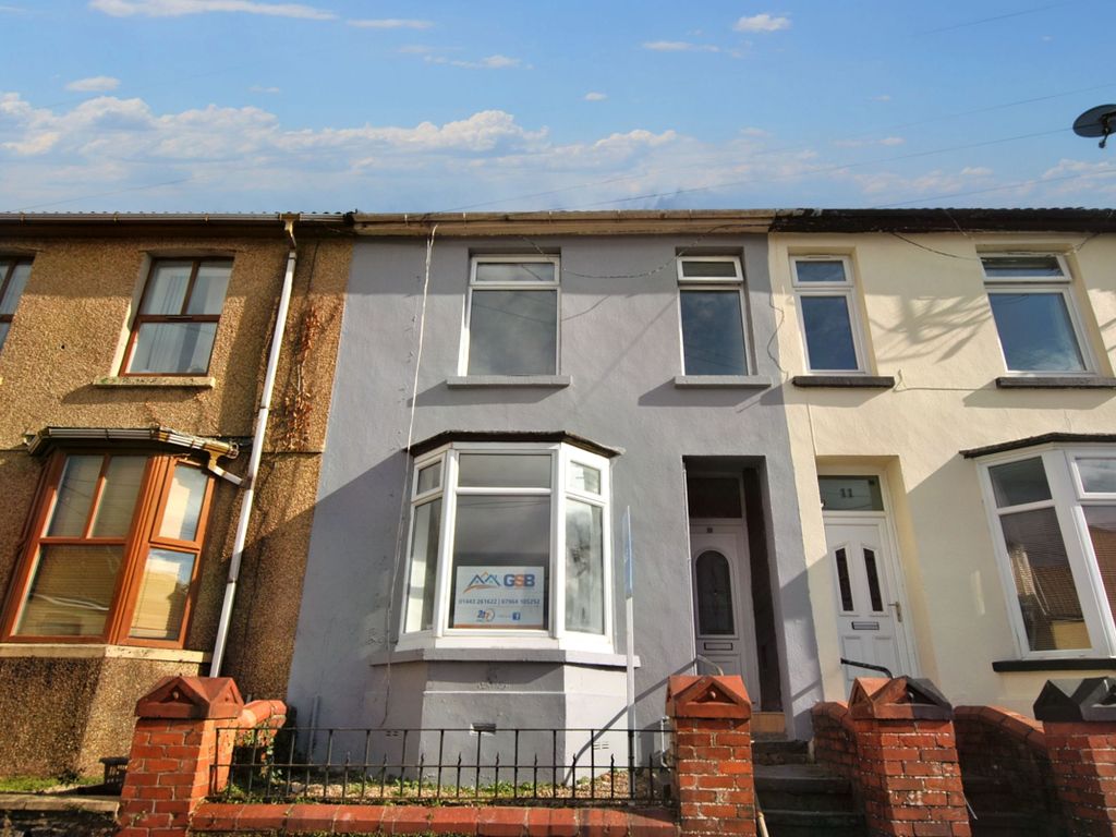 3 bed terraced house for sale in Leigh Terrace, Quakers Yard, Treharris