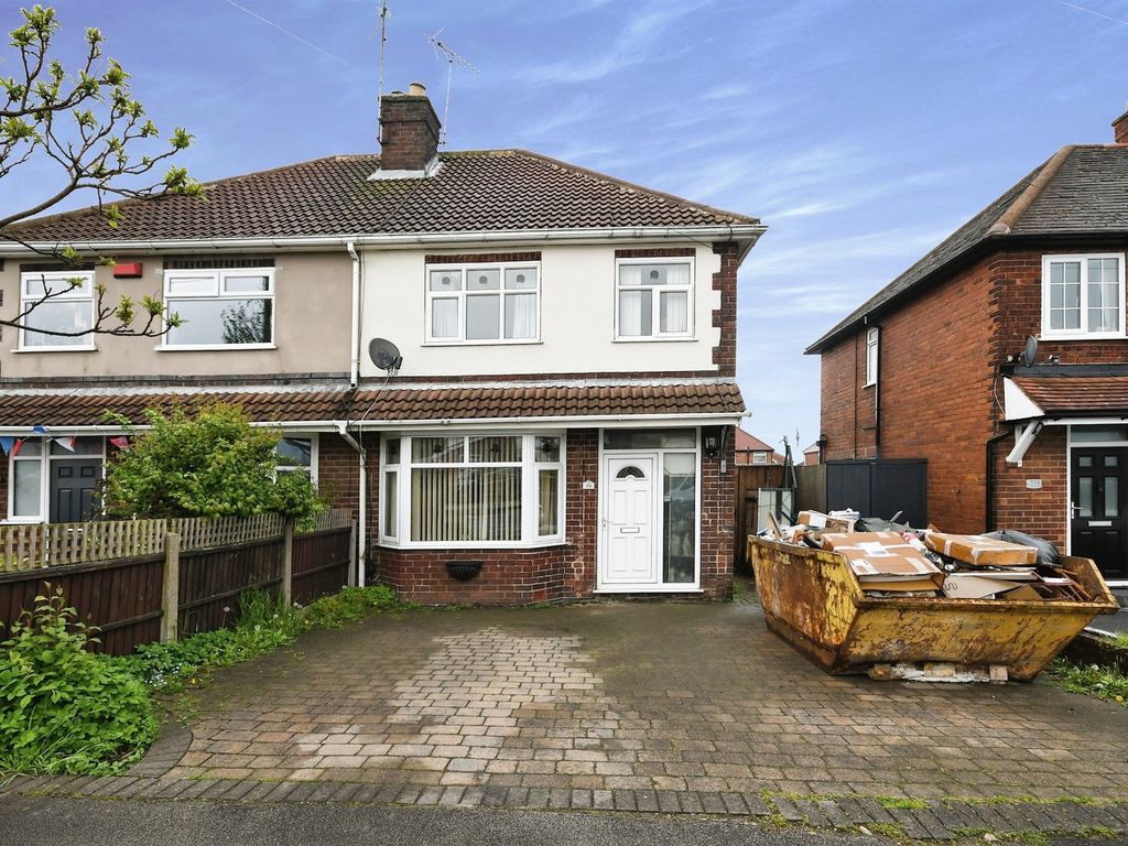 3 bed semidetached house for sale in Chesterfield Road North, Pleasley