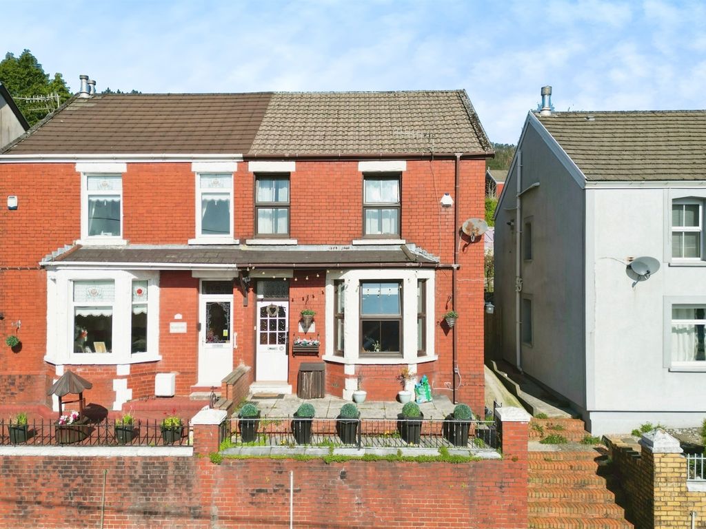 3 bed semidetached house for sale in Garnwen Terrace, Nantyffyllon, Maesteg CF34, £165,000 Zoopla