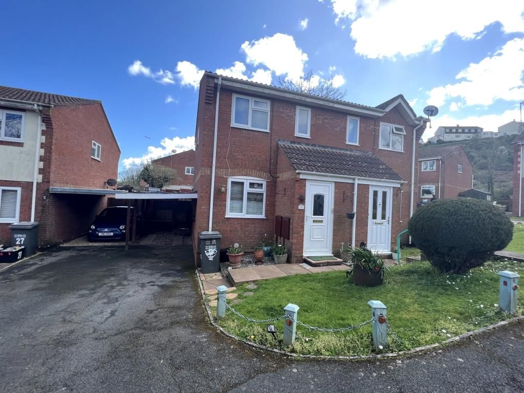 2 bed semidetached house for sale in Tudor Close, Paignton, Devon TQ4