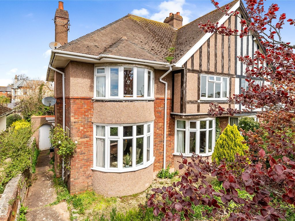 4 bed semidetached house for sale in Salterton Road, Exmouth, Devon