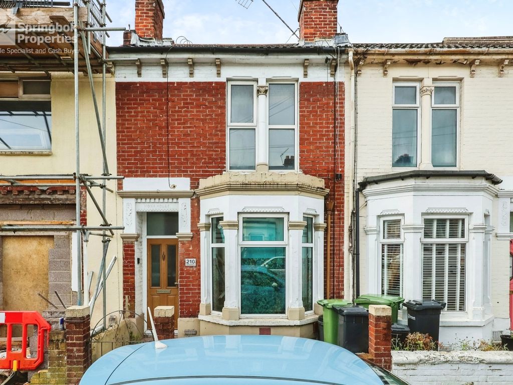 3 bed terraced house for sale in Queen's Road, Fratton, Portsmouth