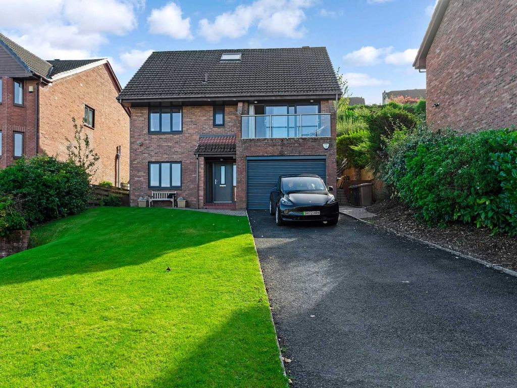 4 bed detached house for sale in Station Road, Langbank PA14, £398,000