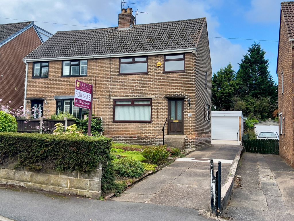 3 bed semidetached house for sale in Quarry Vale Road, Gleadless