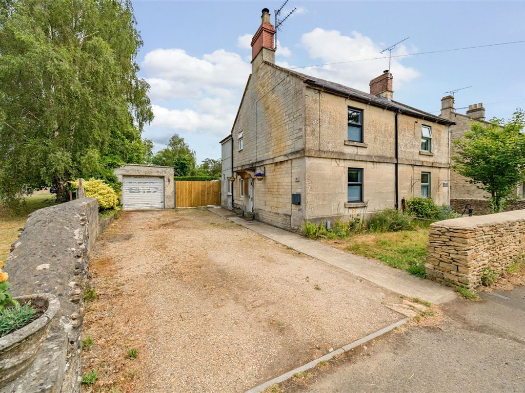 2 bed semidetached house for sale in The Street, Yatton Keynell