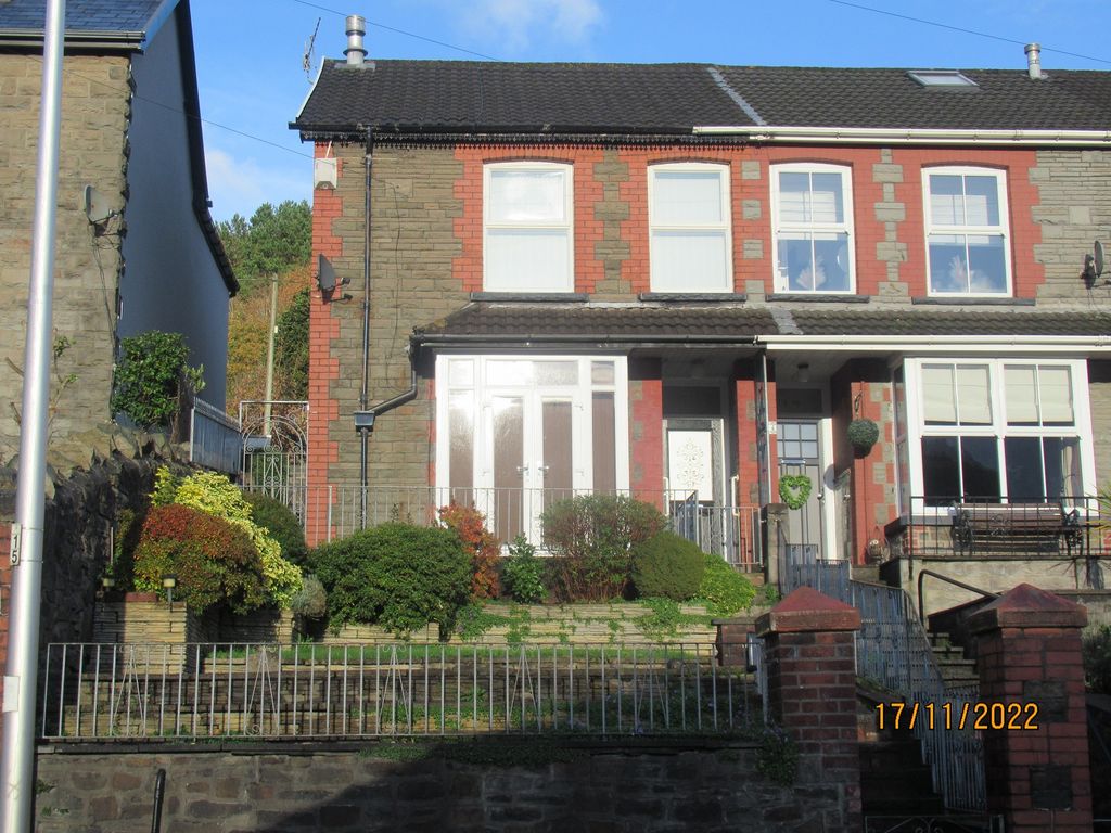 3 bed end terrace house for sale in Tyntyla Road, Llwynypia, Rhondda