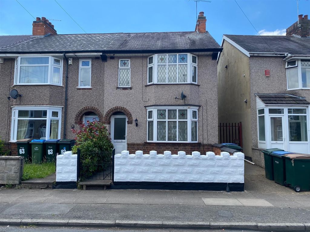 3 bed end terrace house for sale in Wycliffe Road West, Coventry CV2