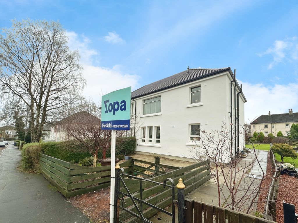 2 bed flat for sale in Park Avenue, Elderslie, Johnstone PA5, £95,000