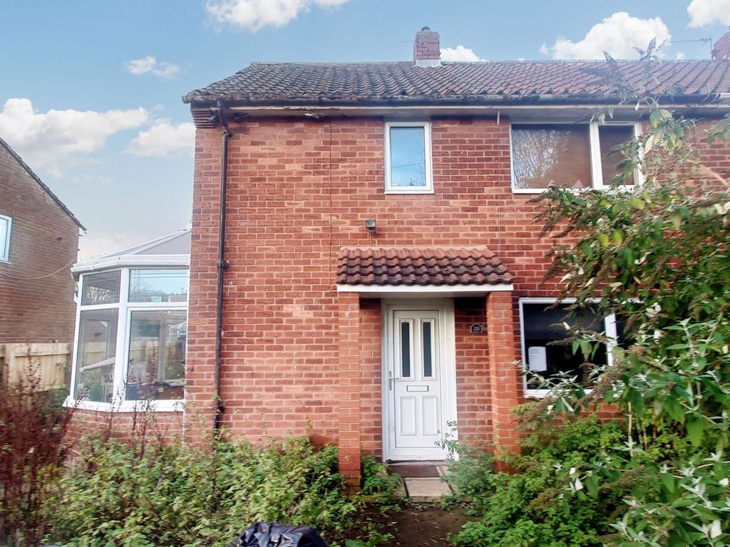 2 bed terraced house for sale in Burwell Avenue, West Denton, Newcastle Upon Tyne NE5, £90,000