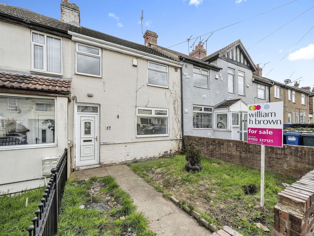 3 bed terraced house for sale in Wellington Road, Edlington, Doncaster