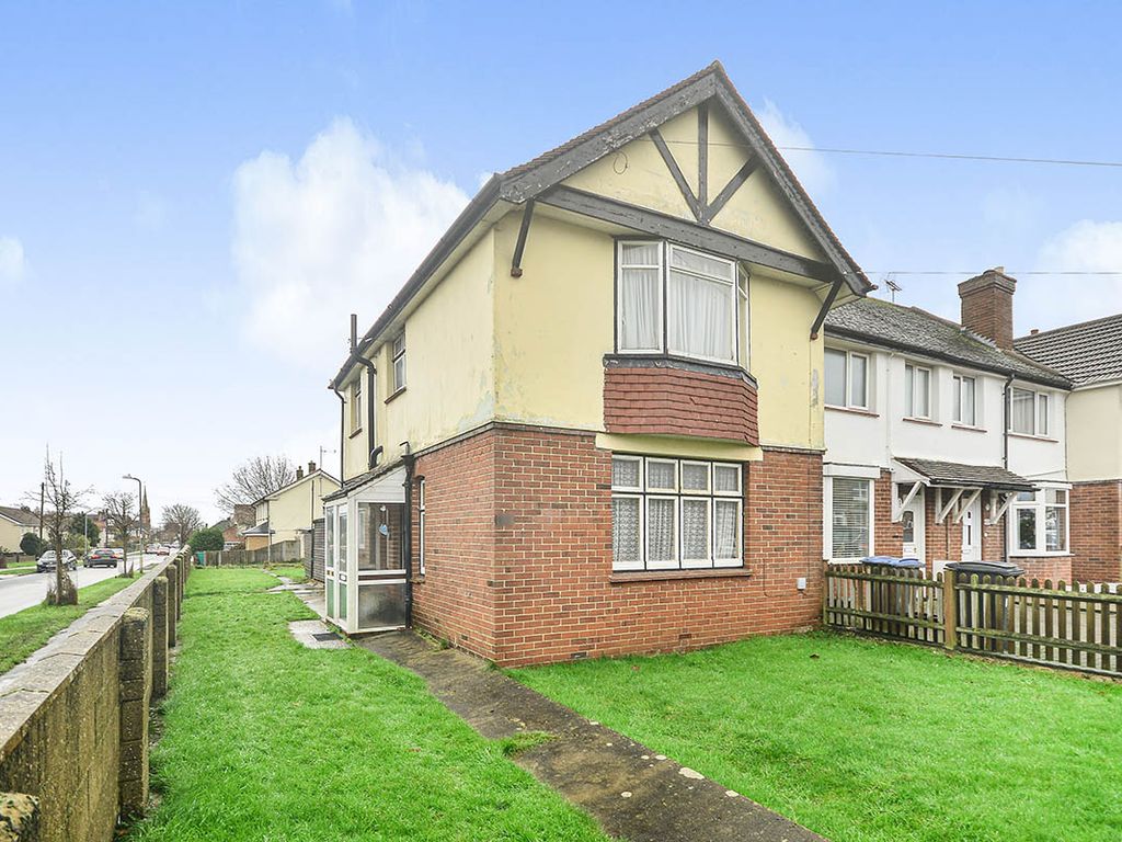 3 bed end terrace house for sale in Downs Road, Walmer, Deal, Kent CT14