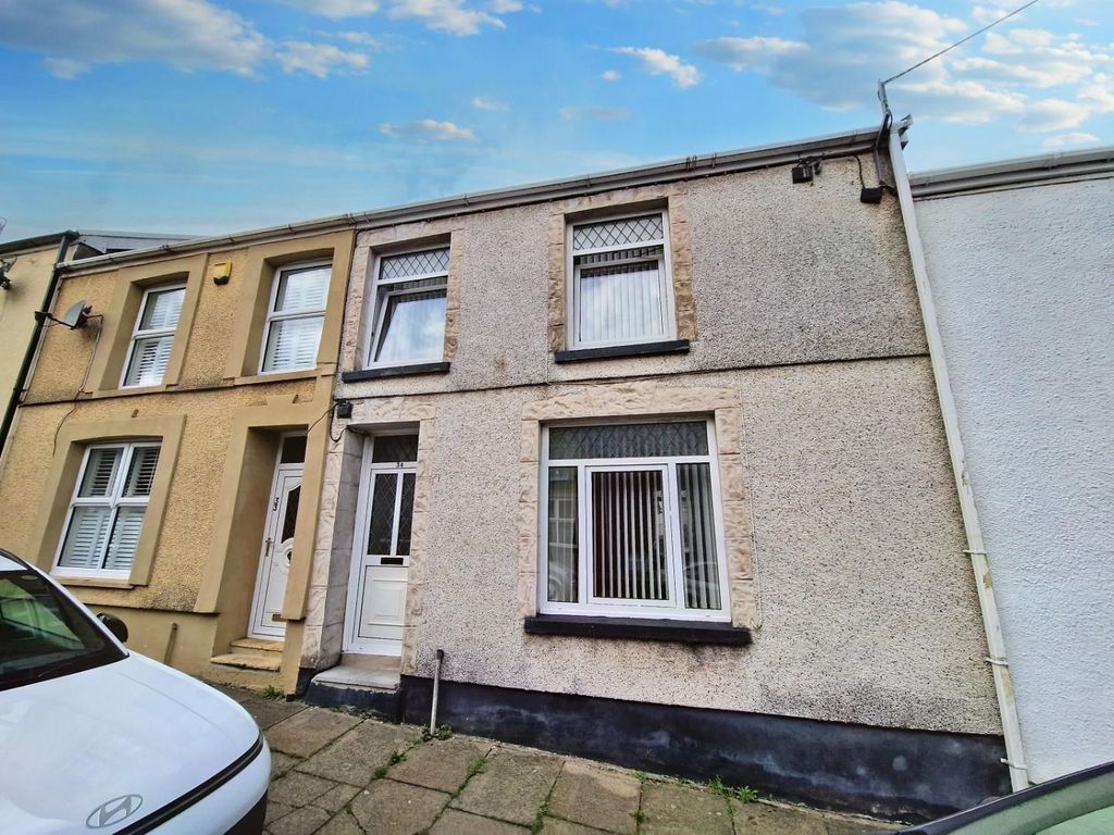 3 bed terraced house for sale in Ivor Street, Maesteg CF34, £150,000