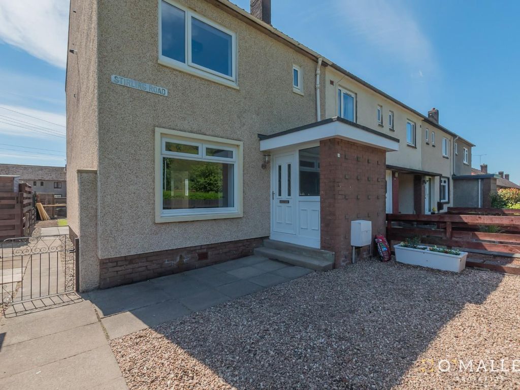 2 bed end terrace house for sale in Stirling Road, Alva FK12, £124,995