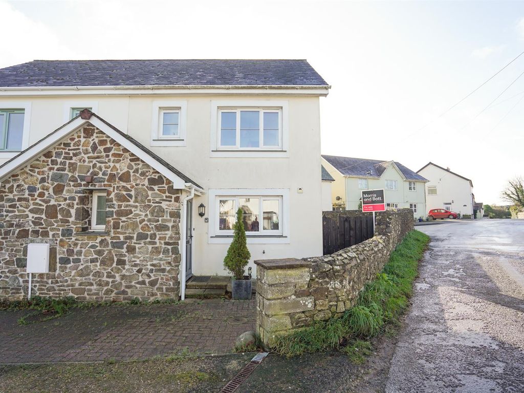3 bed semidetached house for sale in Parkham, Bideford EX39, £275,000