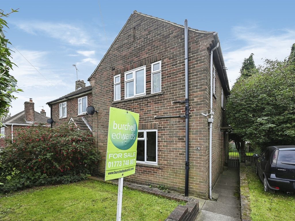 2 bed semidetached house for sale in Cedar Avenue, Ripley DE5, £