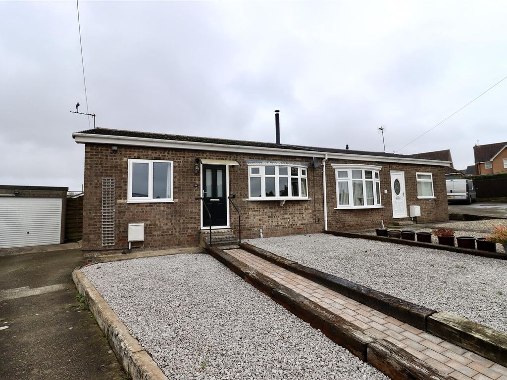 2 bed semidetached bungalow for sale in Northfield Road, Market Weighton, York YO43, £170,000