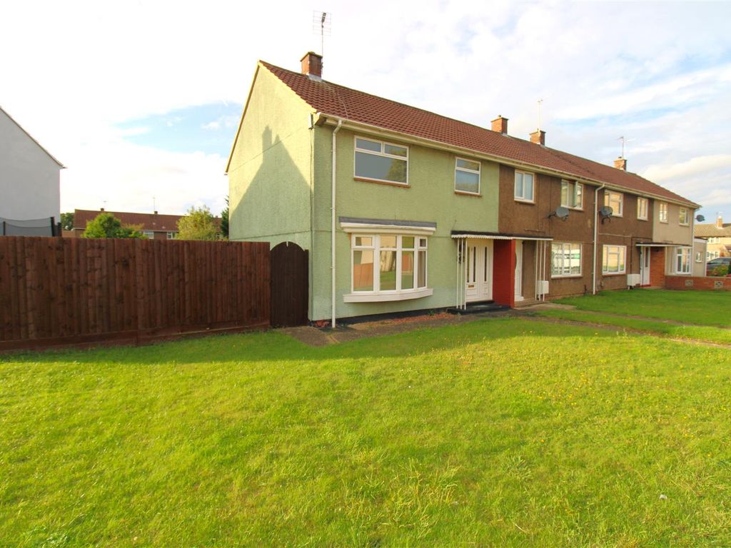 3 bed end terrace house for sale in Markham Walk, Corby NN18, £165,000