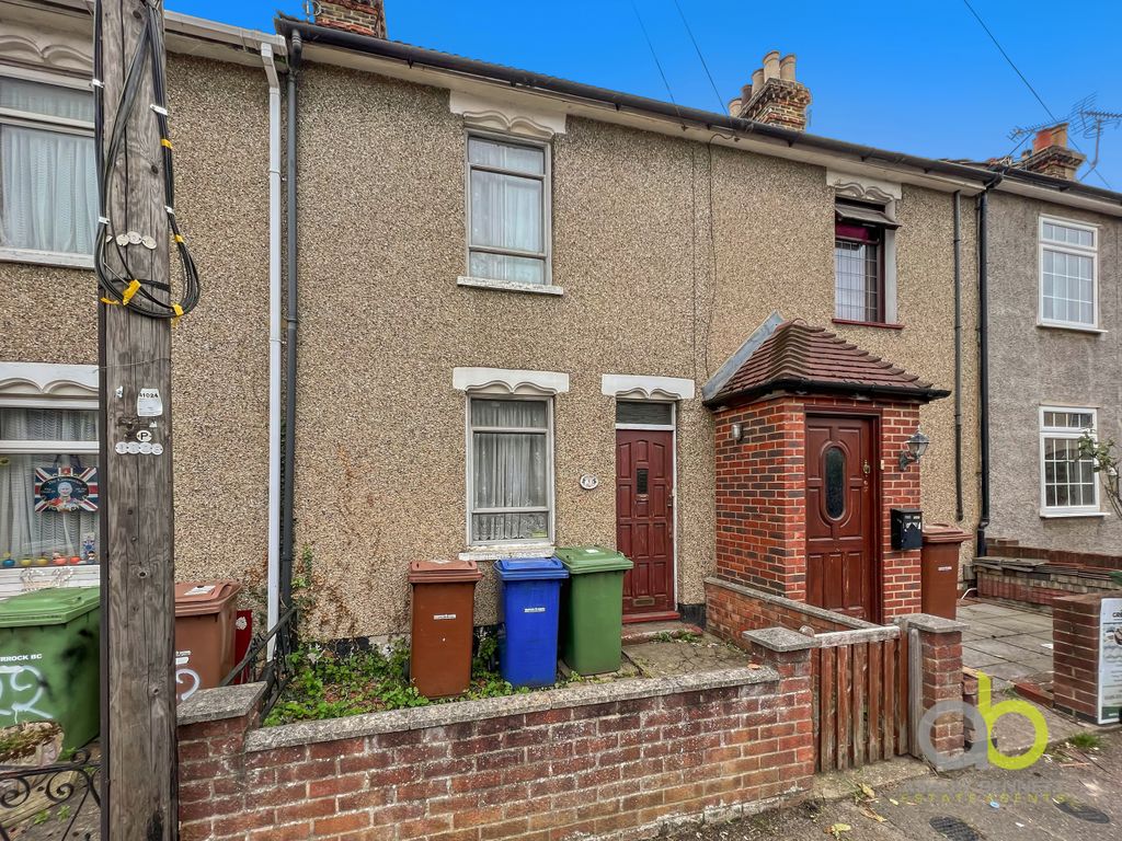 2 bed terraced house for sale in Benson Road, Grays, Essex RM17, £