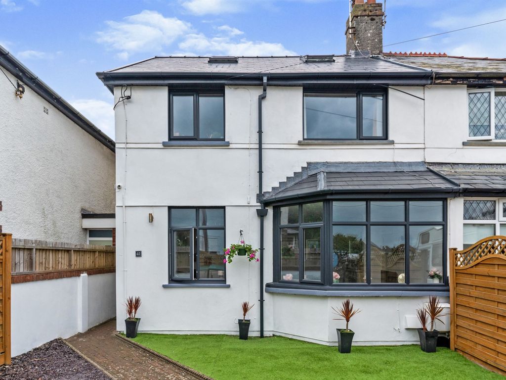 4 bed semidetached house for sale in West Road, Nottage, Porthcawl
