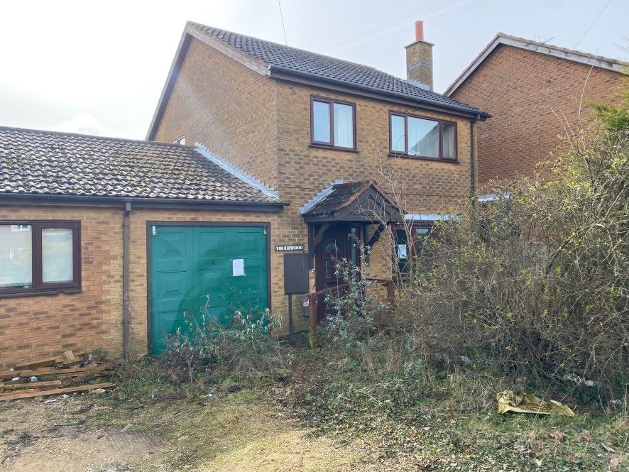 3 bed linkdetached house for sale in Touchwood, Roman Bank, Holbeach Bank, Holbeach, Spalding