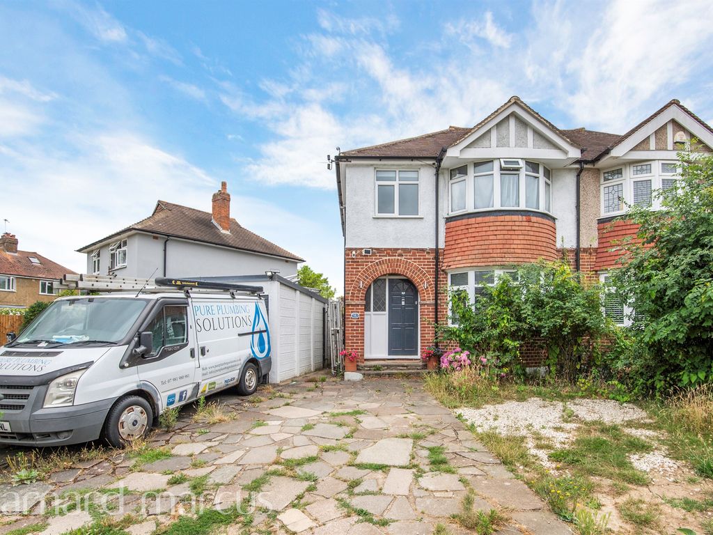 3 bed semidetached house for sale in Curtis Road, Ewell, Epsom KT19