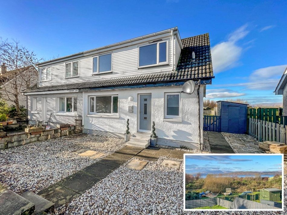 3 bed semidetached house for sale in 3 Benmore View, North Connel